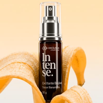 Excitante Beijável - Exclusiva Cosméticos Intense | 30g | Disponível em 3 Sabores