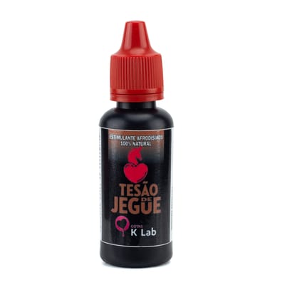 Excitante Masculino Afrodisíaco 100% Natural - K-Lab Tesão de Jegue | 20ml