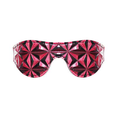 Venda para Olhos em Couro Ecológico e Vinil - Luxury Fetish Eye Mask | Tamanho Único | Disponível em 3 Cores