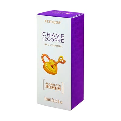 Deo Colônia com Fragrância para Atrair o Homem - Feitiços Aromáticos Chave do Cofre | 15 ml