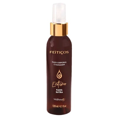 Óleo Corporal para Massagem em Spray com Aroma Kama Sutra - Feitiços Aromáticos Erotismo | 120 ml