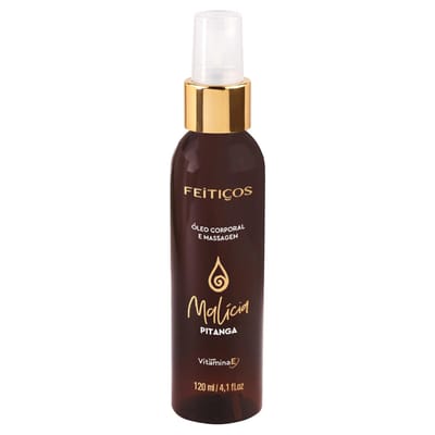 Óleo Corporal e para Massagem em Spray Aroma Pitanga - Feitiços Aromáticos Malícia | 120 ml