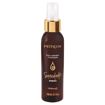 Óleo Corporal para Massagem em Spray com Aroma de Ameixa - Feitiços Aromáticos Suavidade | 120 ml