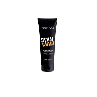 Sabonete Líquido Íntimo Masculino para Limpeza e Proteção com Maca Peruana - Feitiços Soul Man | 100 ml
