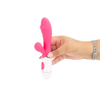 Vibrador Estimulador de Ponto G e Clitóris com 30 Vibrações e Recarregável - Female Vibrator | 9 x 3,2 cm | Disponível em 5 Cores