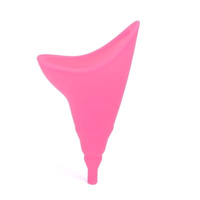 Funil Urinário Feminino Reutilizável em Silicone - Sexy Import | 20,5 x 12,5 cm | Disponível em 2 Cores