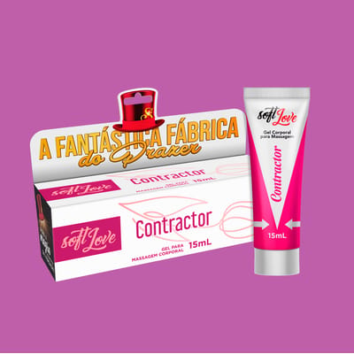 Gel Adstringente Feminino com Efeito de Contração Vaginal - Soft Love Contractor | 15 ml
