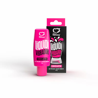 Gel Beijável com Efeito Vibrante - Sexy Fantasy Liquidi Vibrador | 15g | Disponível em 3 Sabores