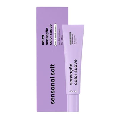 Gel Dessensibilizante Unissex com Ácido Hialurônico e Sensação de Calor Suave - Kalya Sensanal Soft | 15g