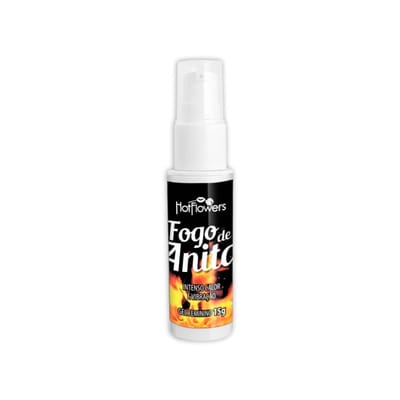 Gel Estimulante Feminino com Sensações de Aquecimento e Vibração - Hot Flowers Fogo de Anita | 15 g