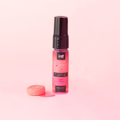 Gel Excitante Unissex Beijável com Sabor de Chiclete, Efeito de Vibração e Esquenta - Intt BabaLub Vibra Sweet Secrets By Carla Geane | 15g