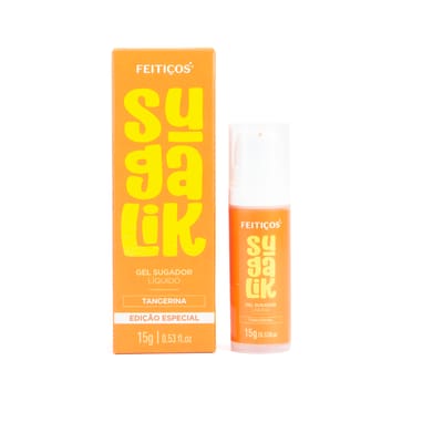 Gel Sugador Líquido com Sensação de Pulsação e Refrescância - Feitiços Aromáticos Sugalik | 15g | Disponível em 5 Sabores