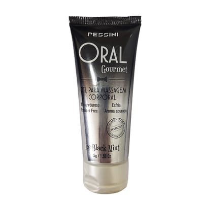 Gel Lubrificante Beijável com Efeito Frio e Excitante, Zero Açúcar e Livre de Parabenos - Pessini Oral Gourmet Ice | 45 g | Disponível em 2 Sabores