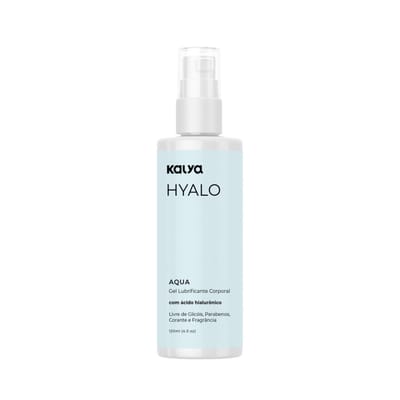 Gel Lubrificante Corporal a Base de Água com Ácido Hialurônico - HYALO AQUA | 120ml