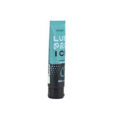 Gel Lubrificante Íntimo Premium com Aloe Vera e Efeito Refrescante - Feitiços LubPro Ice | 60ml | Disponível em 2 Sabores