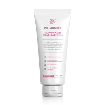 Gel Lubrificante Vegano para Região Pélvica - Sexy Hot Intimus Sex | 60 ml