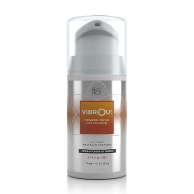 Gel para Massagem Corporal com Efeito Hot - Adão & Eva Vibrou! | 17ml