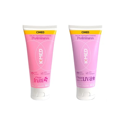 Gel para Massagem Corporal - K-Med Preliminares | 50g | Disponível em 2 Sabores