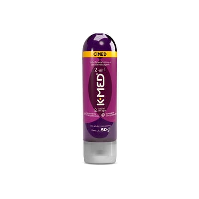 Gel para Massagem e Lubrificante Íntimo à Base D´Água - K-Med 2 em 1 | 50g