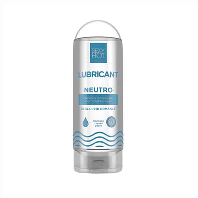 Gel Neutro para Massagem Corporal - Sexy Hot Lubricant | 200ml