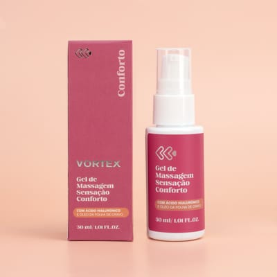 Gel Umectante Anestésico Forte com Ácido Hialurônico e Óleo da Folha de Cravo - Exclusiva Vortex | 30ml