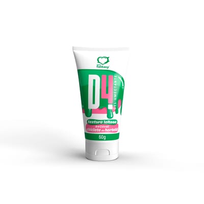 Gel Umectante Beijável com Textura Leitosa - Sexy Fantasy D4 | 60g | Disponível em 3 Sabores