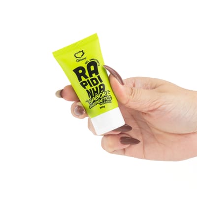 Gel Umectante Lubrificante com Sabor - Sexy Fantasy Rapidinha Energético | 30g | Disponível em 2 Sabores