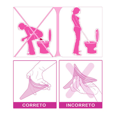 Condutor Urinário Feminino em Silicone com Forma de Funil - Go Girl