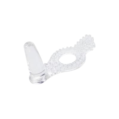Anel Peniano com Cerdas Estimuladoras e Plug - Hot Flowers
