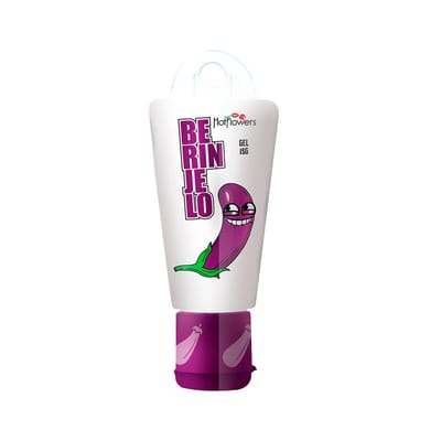 Excitante Masculino a Base de Água - Hot Flowers Berinjelo | 15g