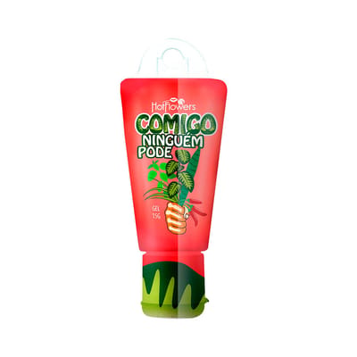Excitante Unissex com Óleo de Cravo e Efeito de Superaquecimento - Hot Flowers Comigo Ninguém Pode | 15g