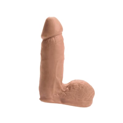 Prótese Peniana com Veias e Escroto Volumoso - Hot Flowers Fogo da Paixão | 13,5 x 4,8 cm