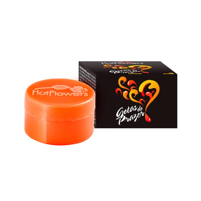 Creme Excitante Feminino com Efeito de Aquecimento - Hot Flowers Gotas do Prazer | 4g