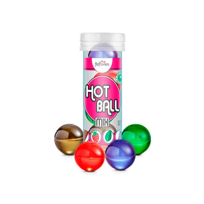 Bolinhas Explosivas Beijáveis com 4 Sabores - Hot Flowers Hot Ball Mix | 4 Unidades