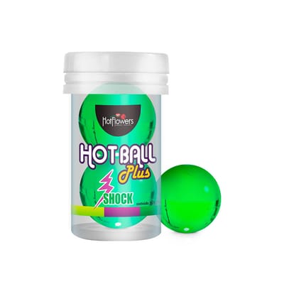 Bolinhas Explosivas com Efeito Eletrizante - Hot Flowers Hot Ball Plus Shock | 2 Unidades