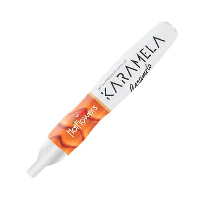 Caneta Comestível para Sexo Oral e Preliminar - Hot Flowers Hot Pen Karamela | 35g | Disponível em 2 Sabores