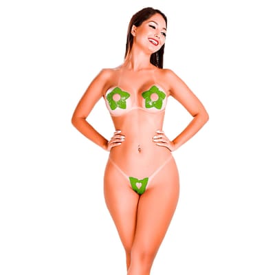 Tapa-Sexo Comestível Formato de Estrela com 3 Peças - Hot Flowers Karamela | Disponível em 4 Sabores