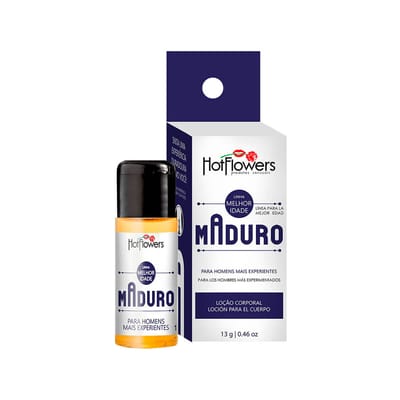 Hot Flowers Maduro - Estimulador de Ereção para Homens Maduros - 13g