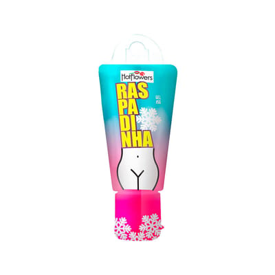 Excitante Feminino a Base D'Água com Efeito Gelado Prolongado - Hot Flowers Raspadinha | 15g