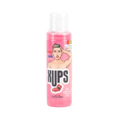 Gel Térmico para Sexo Oral no Sabor Chiclete de Hortelã com Dupla Sensação - Hot Flowers Xups | 35ml