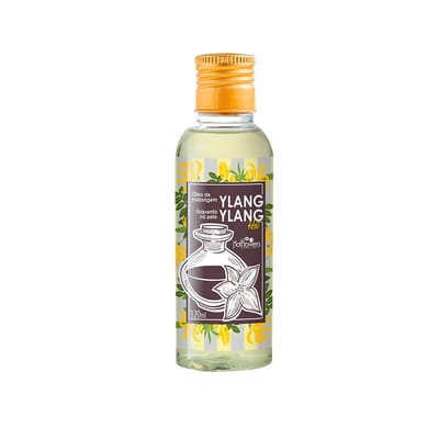 Óleo para Massagem Corporal com Efeito que Esquenta - Hot Flowers Ylang Ylang Hot - 120ml
