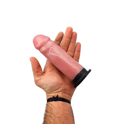 Prótese Peniana Realística em PVC com Glande Definida e Base Achatada - InNamorata Royal N°20 | 15,4 x 4,3 cm