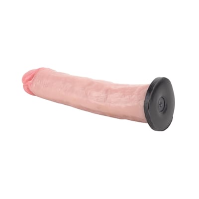 Prótese Peniana em PVC com Glande Definida e Base Achatada - InNamorata Royal N°35 | 26 x 5,5 cm