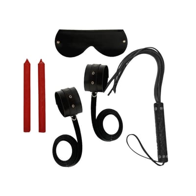 Kit Sadomasoquista Brinque com Fogo 3 - InNamorata Sex Night | 6 Itens