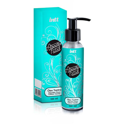 Óleo de Massagem Tântrica com Aroma Algodão Doce - Intt Atração Fatal | 120 ml