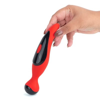 Massageador Corporal e Estimulador de Clitóris em Silicone Atóxico com 7 Modos de Vibração e Carregamento Via USB - Intt Especial Luxury Hebe | 18,2 x 3,9 cm