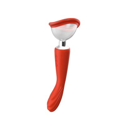 Vibrador Ponto G com Sugador de Clítoris e Mamilos, 7 Modos de Vibração e 3 Intensidades de Sucção - Intt Especial Luxury Sugator 2