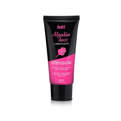 Gel Lubrificante a Base de Água - Intt - 50 ml | Sabor: Algodão Doce