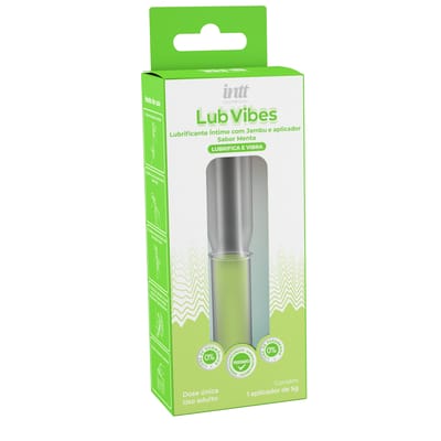 Lubrificante Íntimo com Efeito de Vibração e Aplicador - Intt Wellness Lub Vibes | 5g | Disponível em 2 Sabores