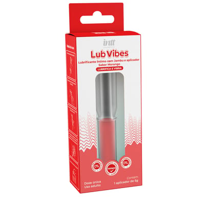 Lubrificante Íntimo com Efeito de Vibração e Aplicador - Intt Wellness Lub Vibes | 5g | Disponível em 2 Sabores